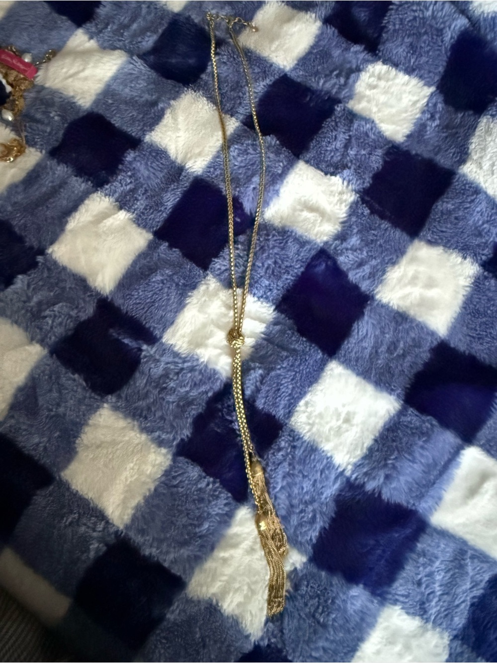 Lilly pulitzer Gold Tassel Lariat Necklace - Long Gold Chain